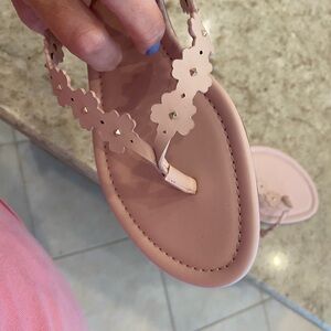 Pink women’s Kate Spade sandals purchased at outlet size 10